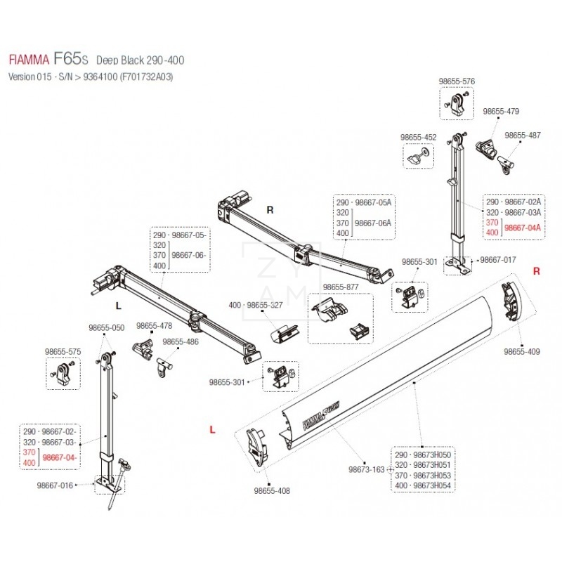 PATA F65/F80S 370-490