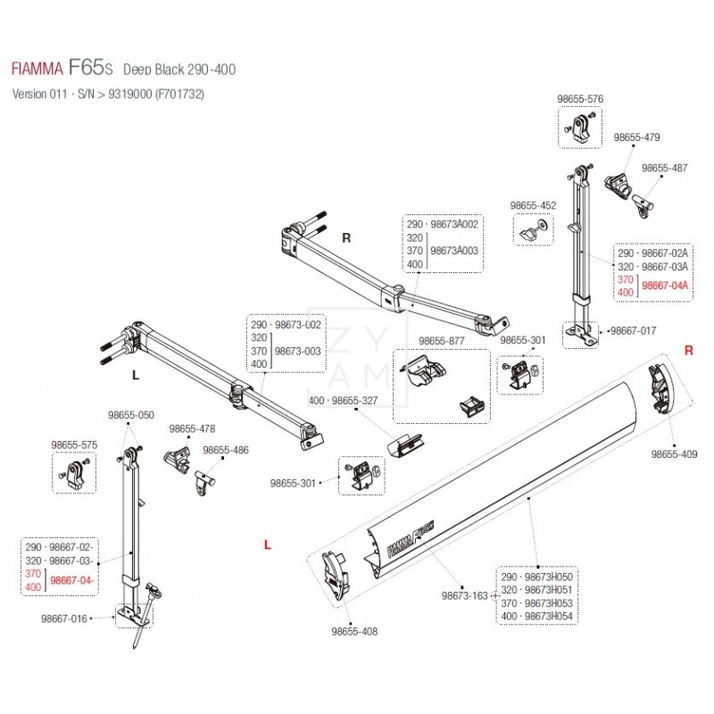PATA F65/F80S 370-490