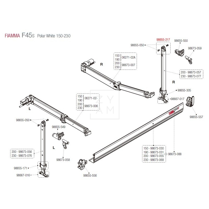 ACOPLE PATA F35/F40/F45S/CARAVANSTORE