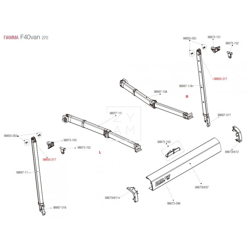 ACOPLE PATA F35/F40/F45S/CARAVANSTORE