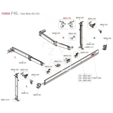 ACOPLE PATA F45L/F45TIL PAR