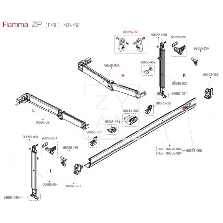 ACOPLE PATA F45L/F45TIL PAR