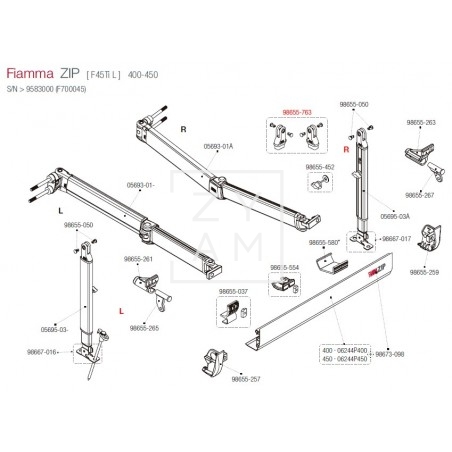 ACOPLE PATA F45L/F45TIL PAR