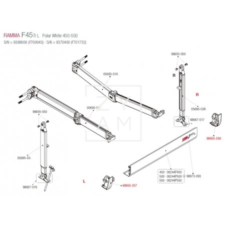 TAPA FRONTAL F45TIL 450-550