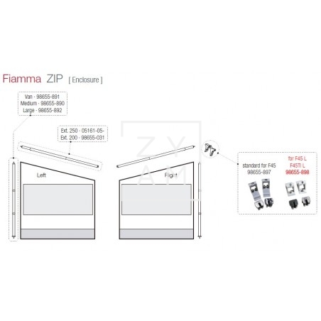 FIJACION CLIP SYSTEM FROTAL F45L/F45TIL