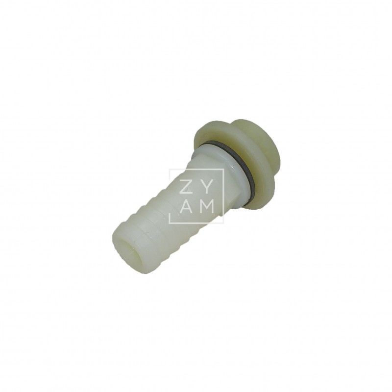 RACOR RECTO C/TUERCA 1/2 20MM