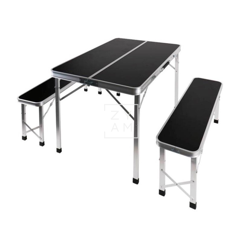 MESA CON BANCOS 90X67X70