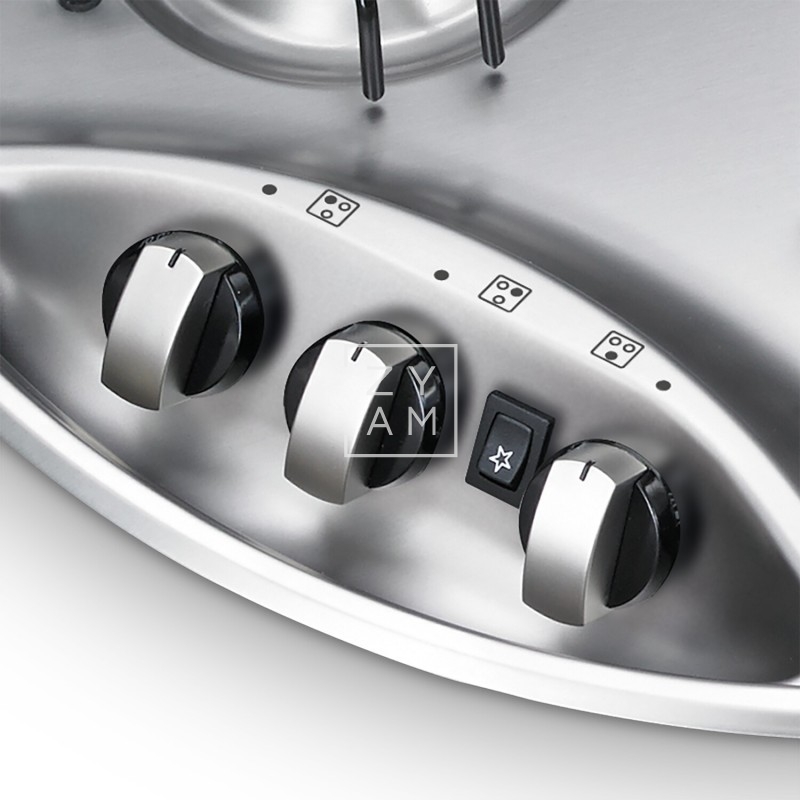 COCINA DOMETIC HSG3430 3XFUEGOS+SENO+TAPAS