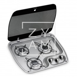 Cocina Dometic HBG3445 3 Fuegos con Tapa