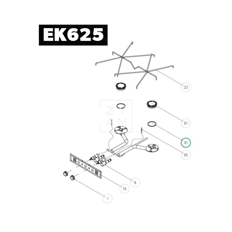 JUNTA QUEMADOR COCINA