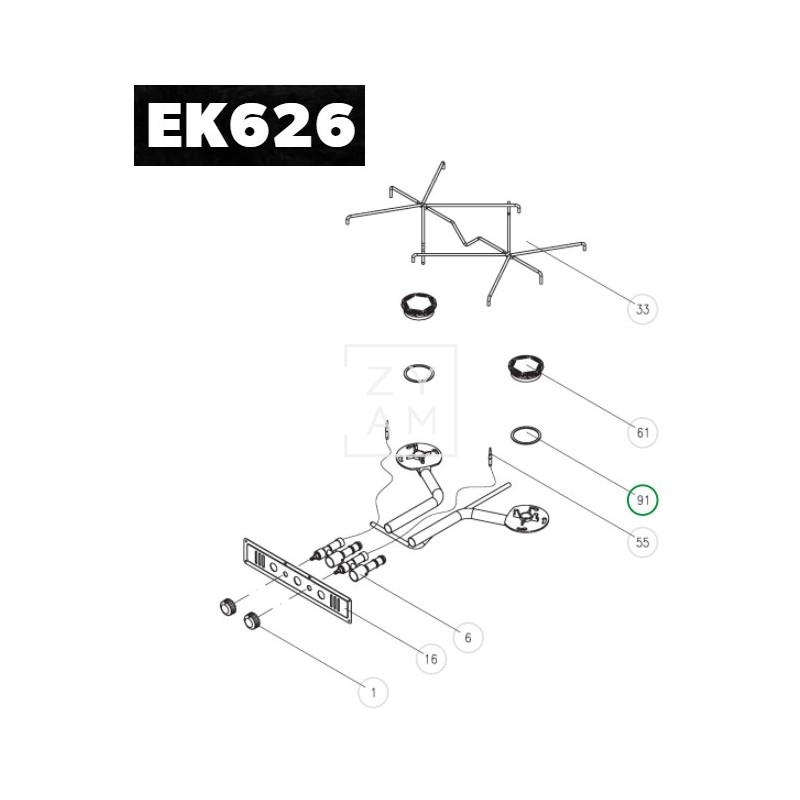 JUNTA QUEMADOR COCINA