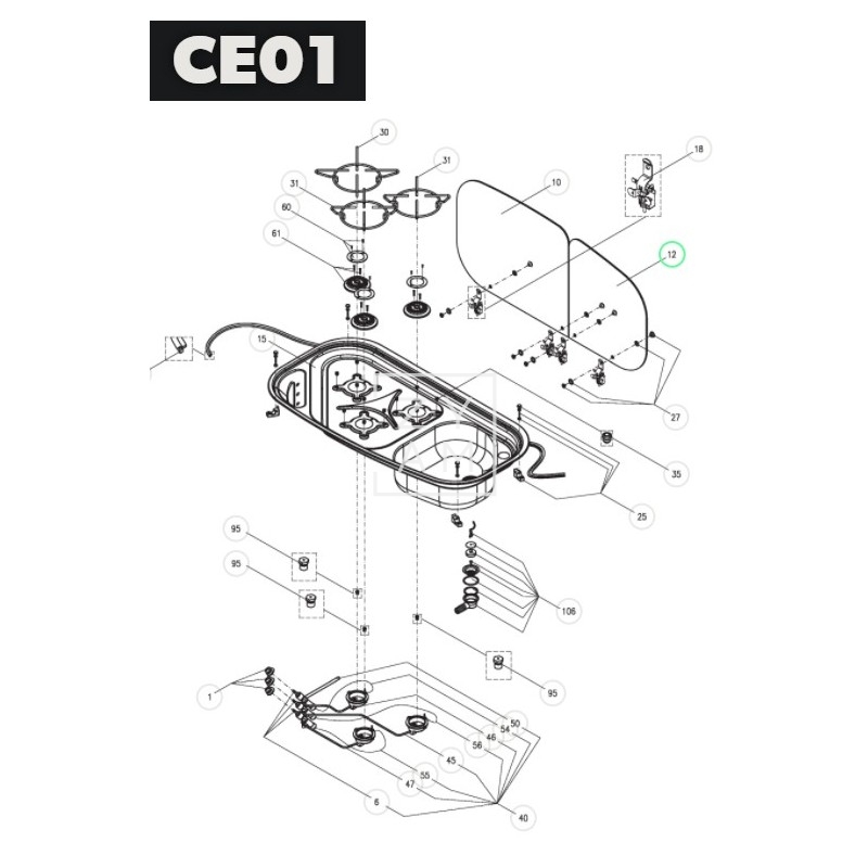 TAPA CRISTAL DERECHA COCINA 84X43