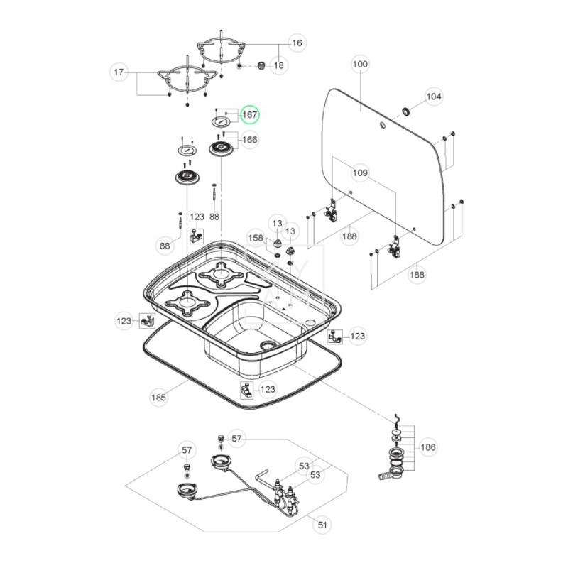 CABEZA QUEMADOR CRAMER DOMETIC