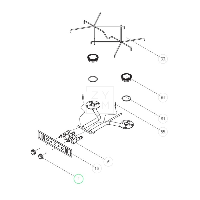 BOTON MANDO COCINA DOMETIC CRAMER 88