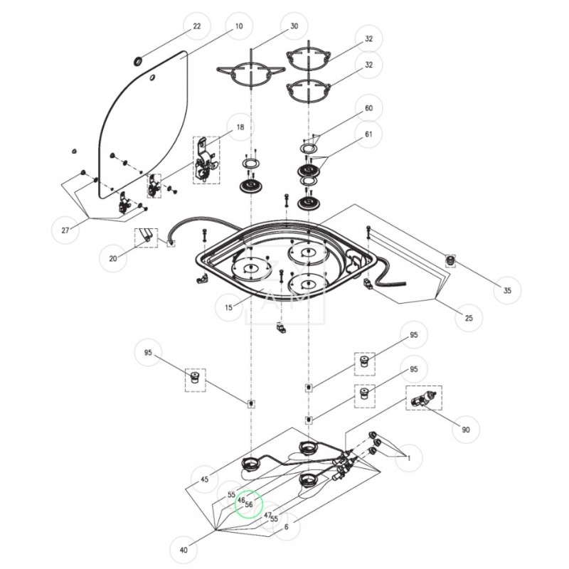 TERMOPAR COCINA DOMETIC CRAMER 500MM