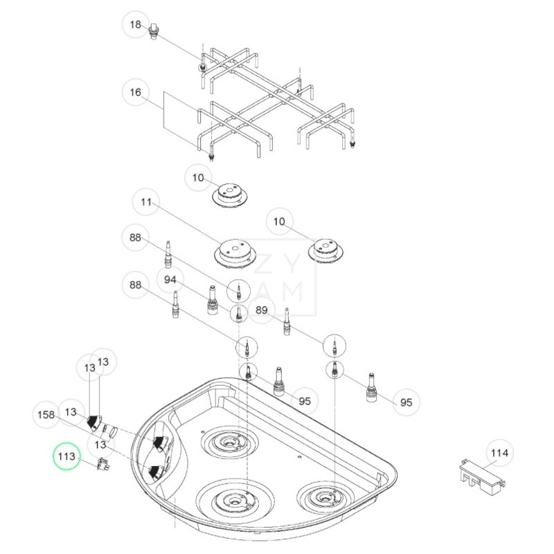 INTERRUPTOR ENCENDIDO DOMETIC CRAMER