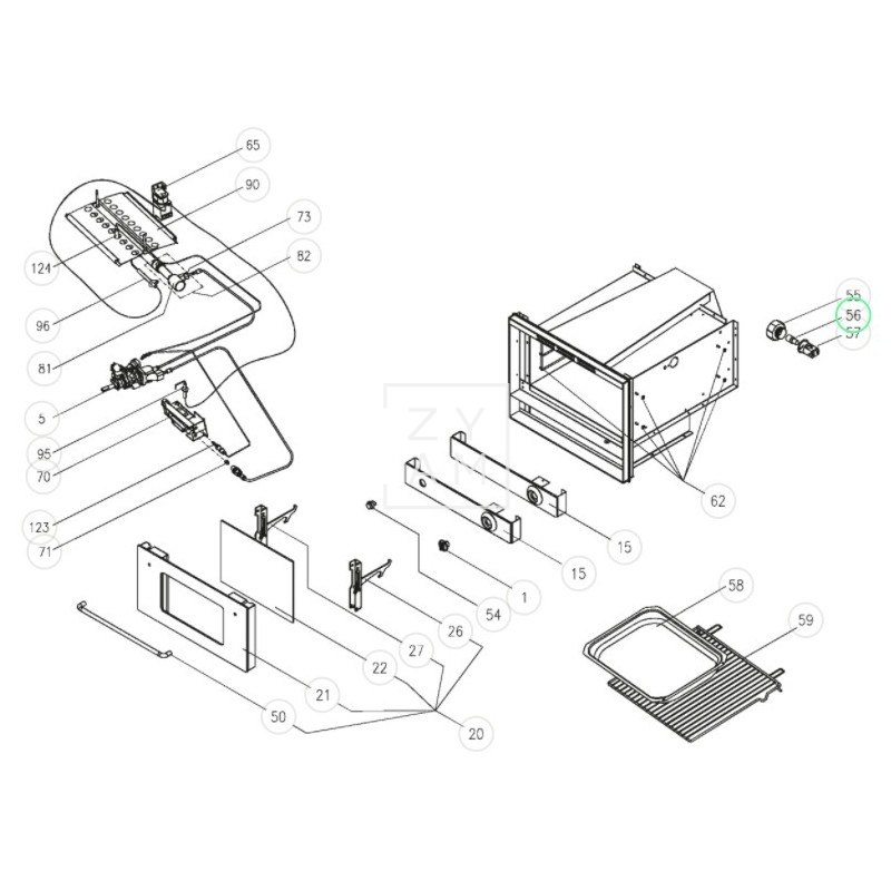 LAMPARA HORNO 12V/10W/E14