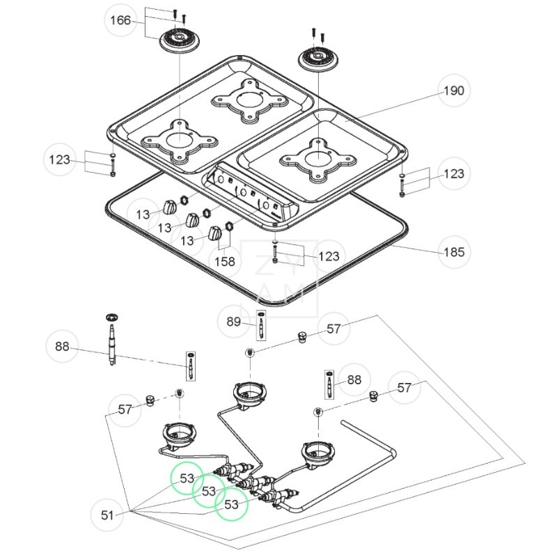 VALVULA GAS DOMETIC CRAMER EK