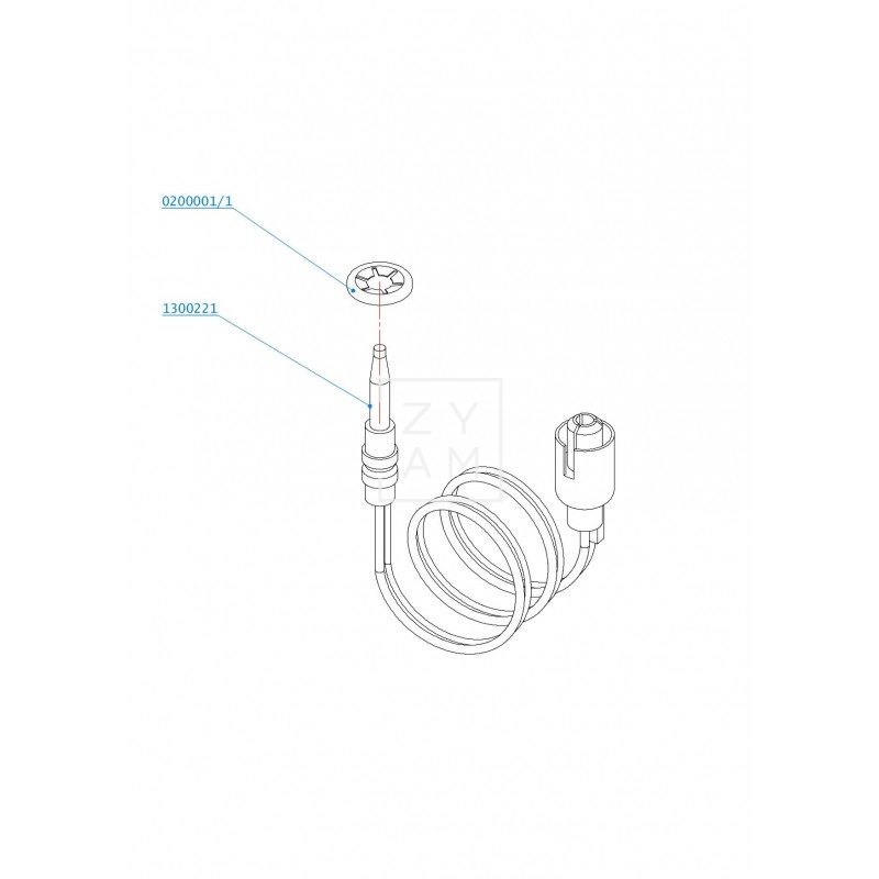 TERMOPAR COCINA DOMETIC CRAMER 220MM