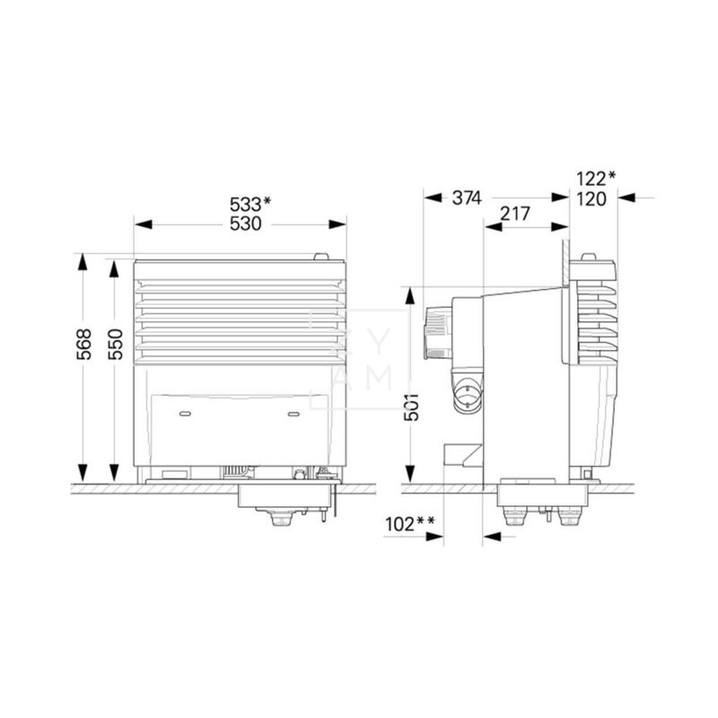 Truma S 3004 (P) Calefacción a Gas