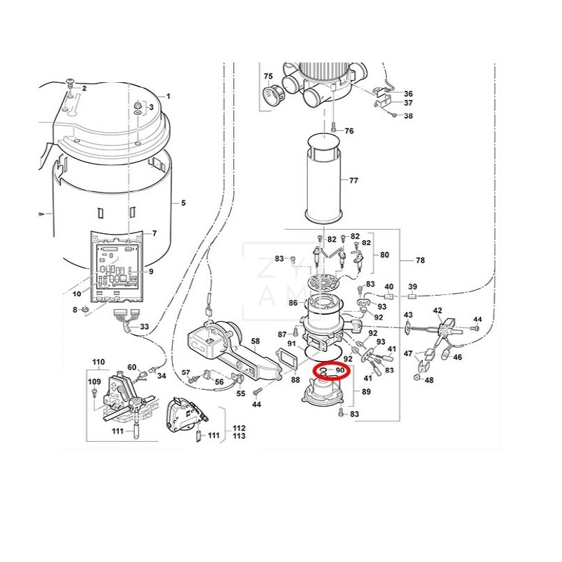 ANILLO GOMA C34/C40/C60 16X3.5MM