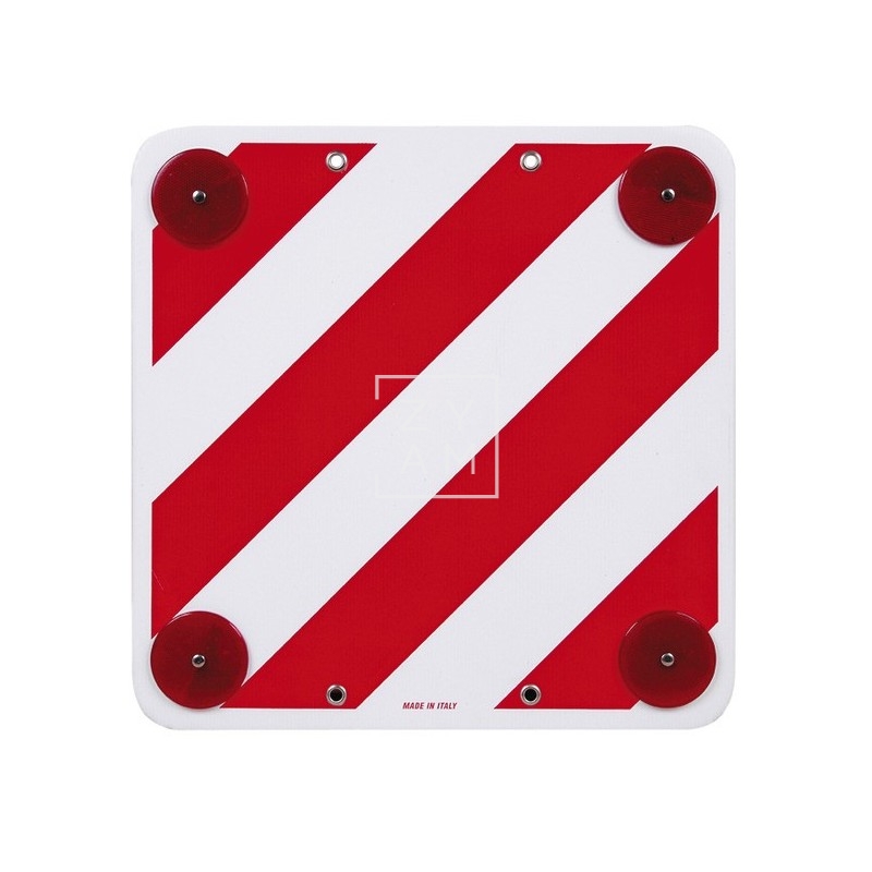 SEÑAL CARGAS SALIENTES PLASTICO