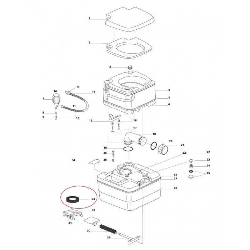 JUNTA PORTA POTTI 145/165