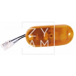 PILOTO LATERAL LED OVAL AMBAR JOKON 110X44