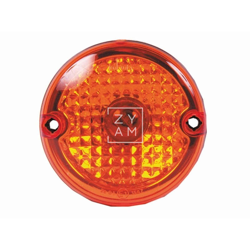 PILOTO REDONDO BIG AMBAR 95MM