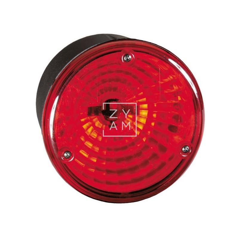 PILOTO REDONDO ROJO HELLA 122MM