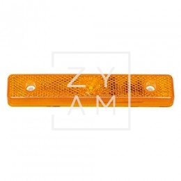 PILOTO LATERAL RECTANGULAR AMBAR 140X25X12