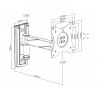 SOPORTE TV LCD BRAZO 2 ARTICULACIONES SOPORTE TV LCD BRAZO 2 ARTICULACIONES