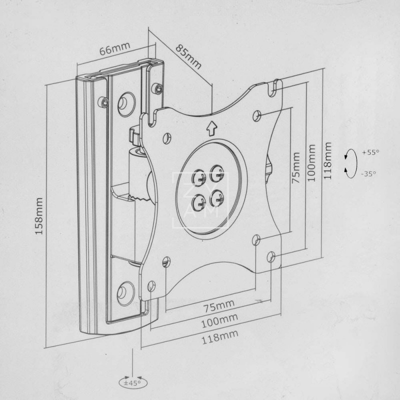 SOPORTE TV LCD MULTILOCK 1