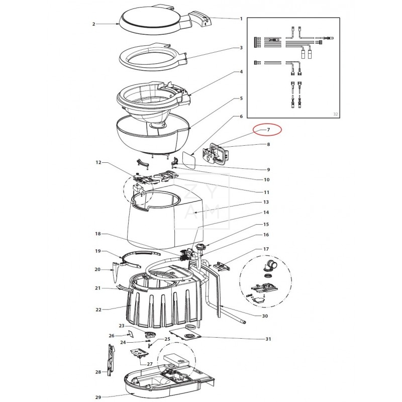Panel de Control WC Thetford
