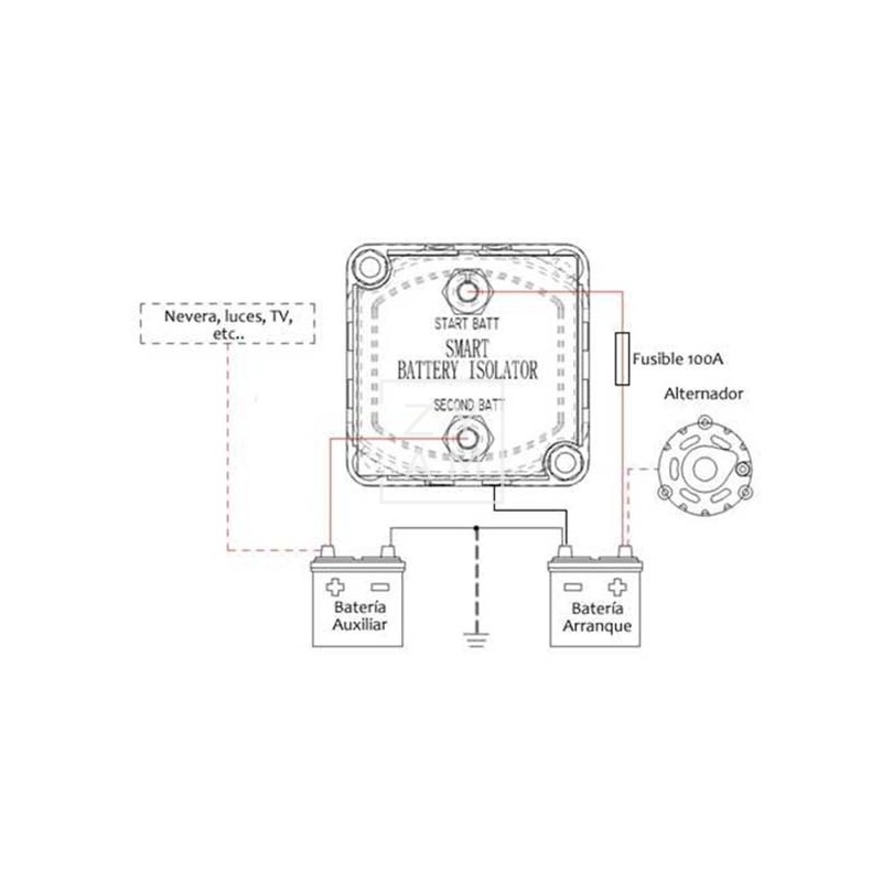 RELE BATERIA AUTO POWERCUT 140A-12V