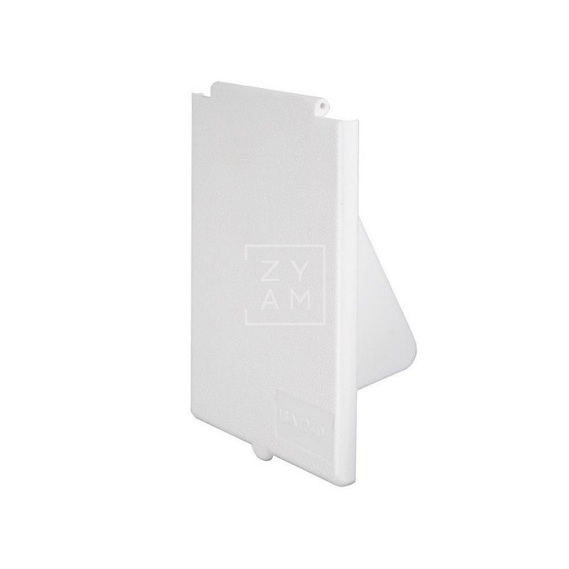 TAPA TOMA 220V RECTANGULAR BLANCA