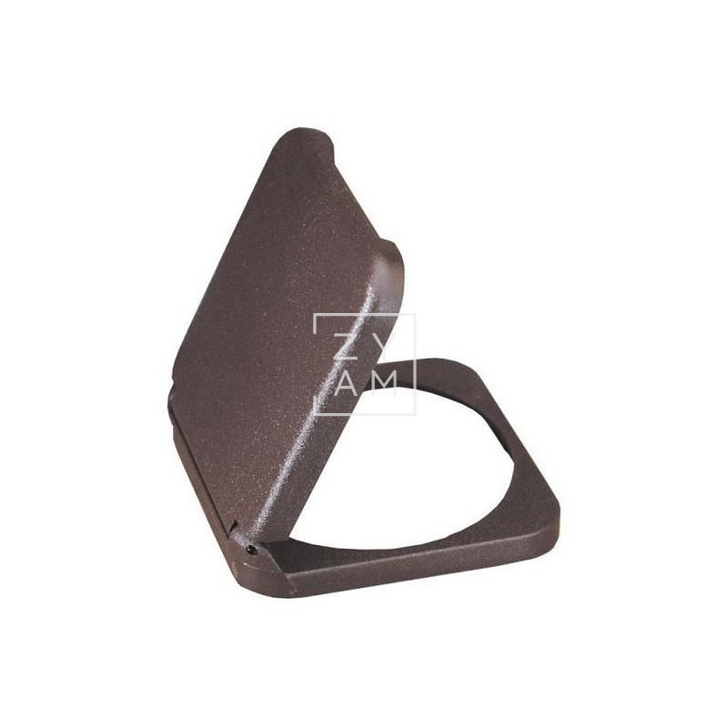 TAPA ENCHUFE GRIS OSCURO