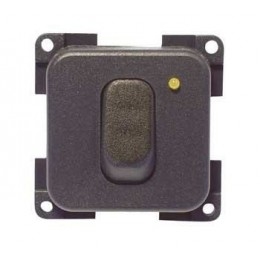 Interruptor 12V+Led Gris Oscuro