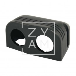 CARCASA SOBREPUESTA DOBLE 12V+USB