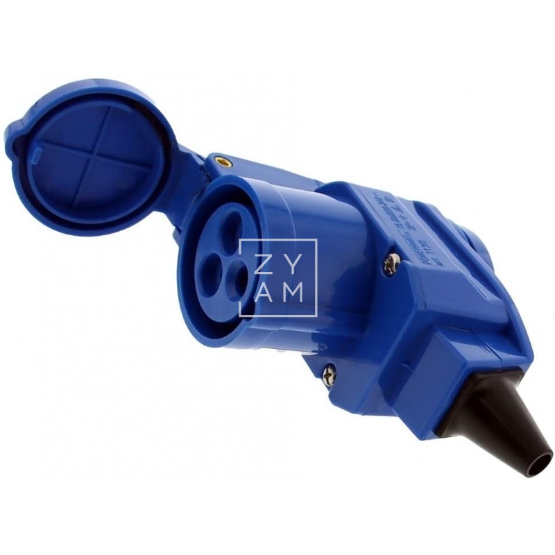 CLAVIJA 220V HEMBRA CEE CODO+SHUKO