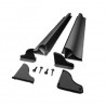 KIT SOPORTES PANEL 550MM NEGRO