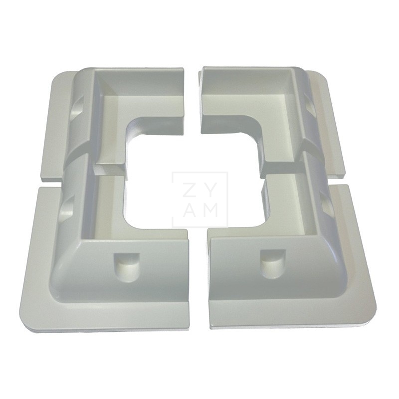 KIT SOPORTES PANEL CORNER 150MM X4 BLANCO