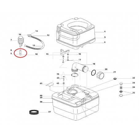 VALVULA RETENCION PORTA POTTI