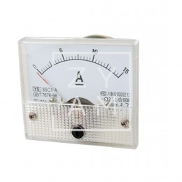 Amperimetro Panel 15A Dc