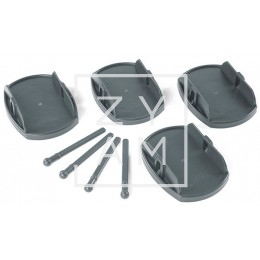 APOYAPATAS FIAMMA PLATES PRO GRIS 4UNIDADES