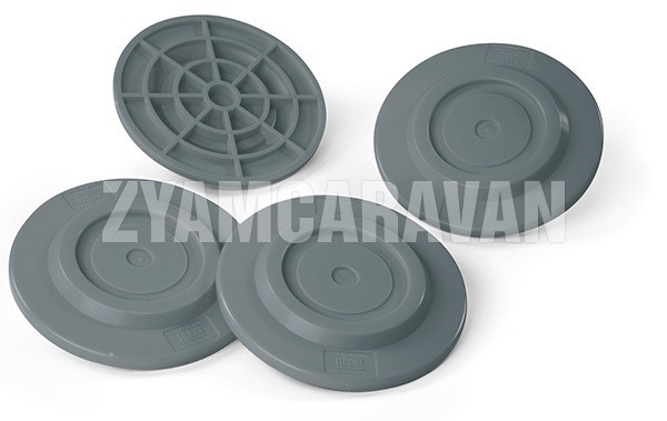 APOYAPATAS FIAMMA PLATES GRIS 4UNIDADES para Caravanas