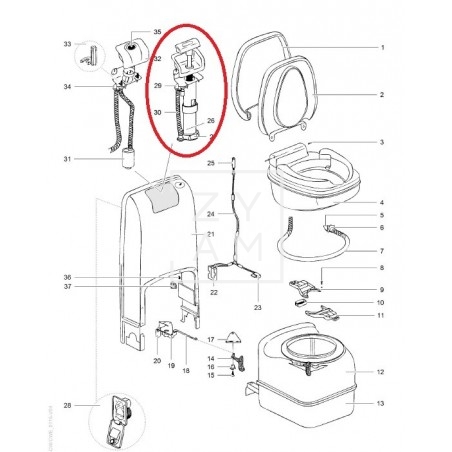 BOMBA MANUAL CASSETTE C200