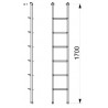 ESCALERA INT. ALUMINIO 170X29 ESCALERA INT. ALUMINIO 170X29