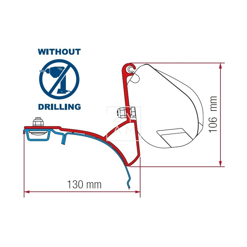 Kit Anclaje F35 VW T5/T6