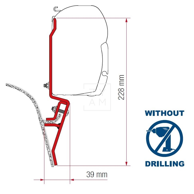 Kit Anclaje F45 VW T3